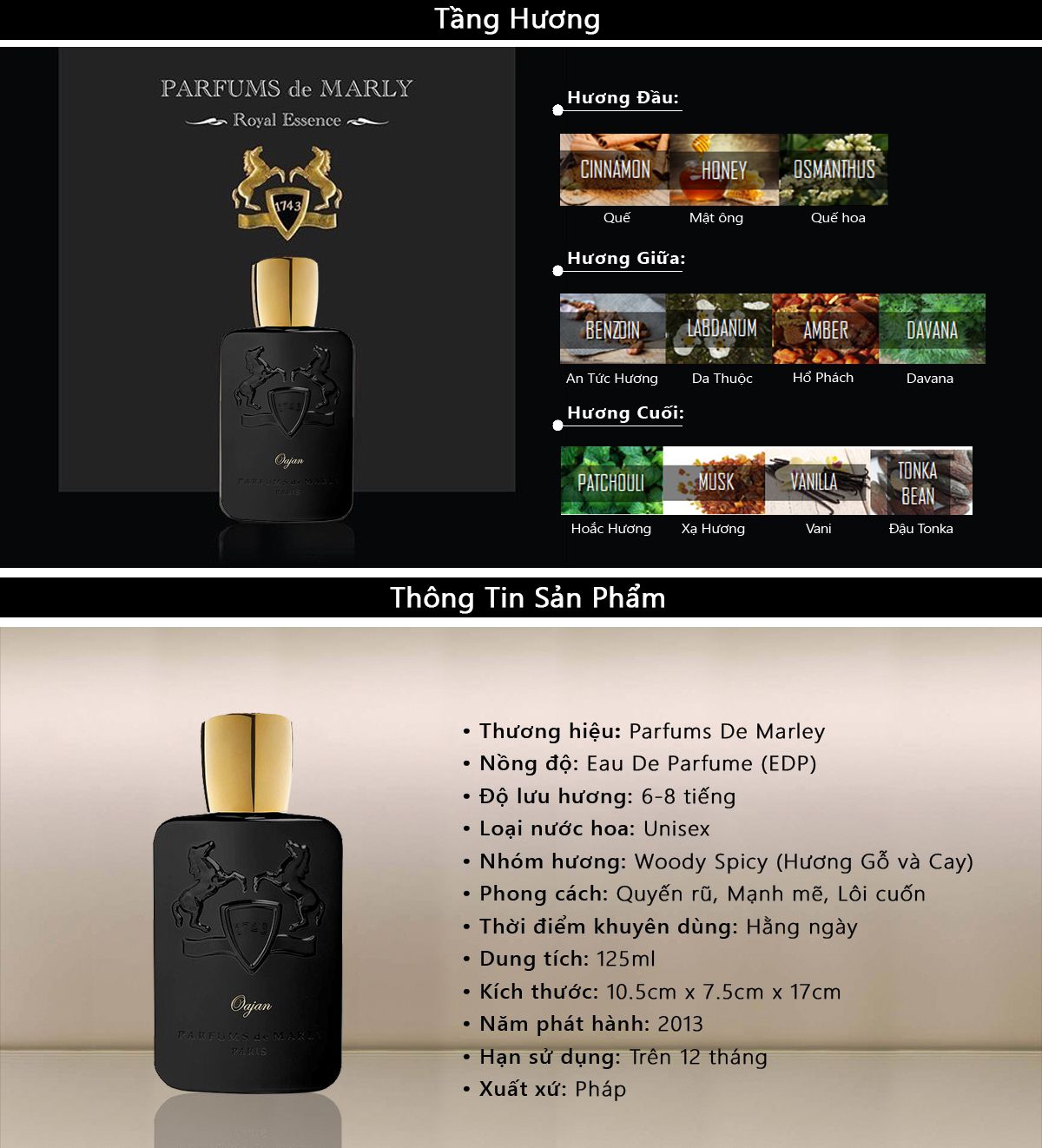 Nước Hoa Parfums De Marly Oajan Royal Essence EDP
